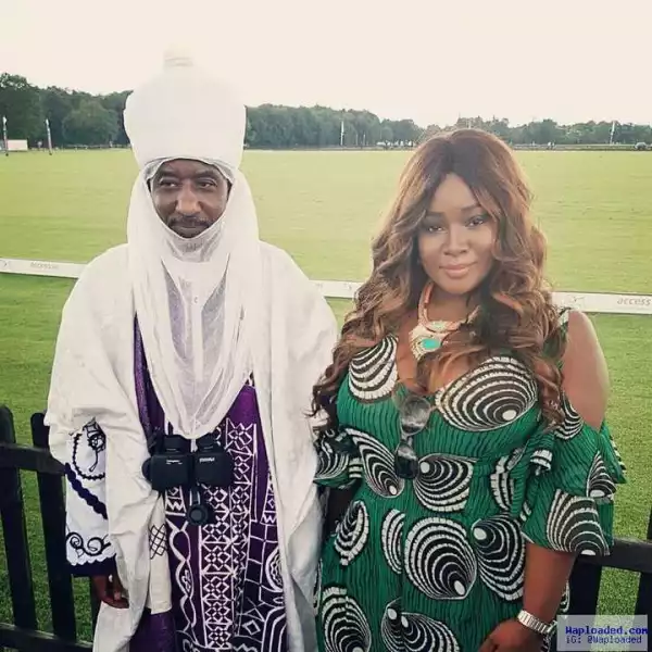 See What Popular OAP, Toolz Did To Emir Of Kano While Striking A Pose With Him